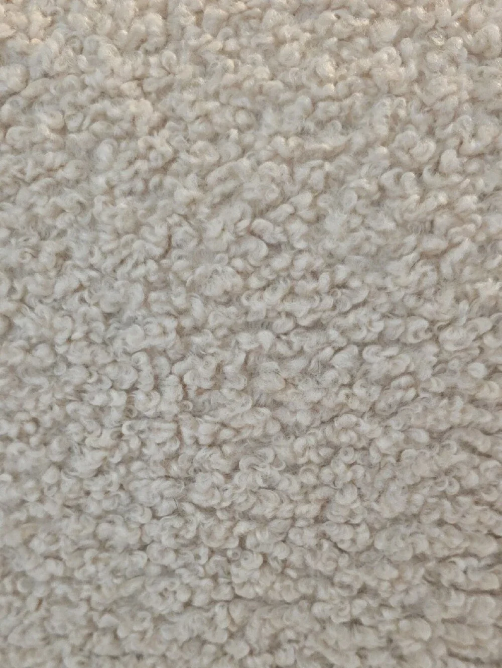 Crate&Barrel Elton Sherpa Cream/Beige Accent Pillow Cover